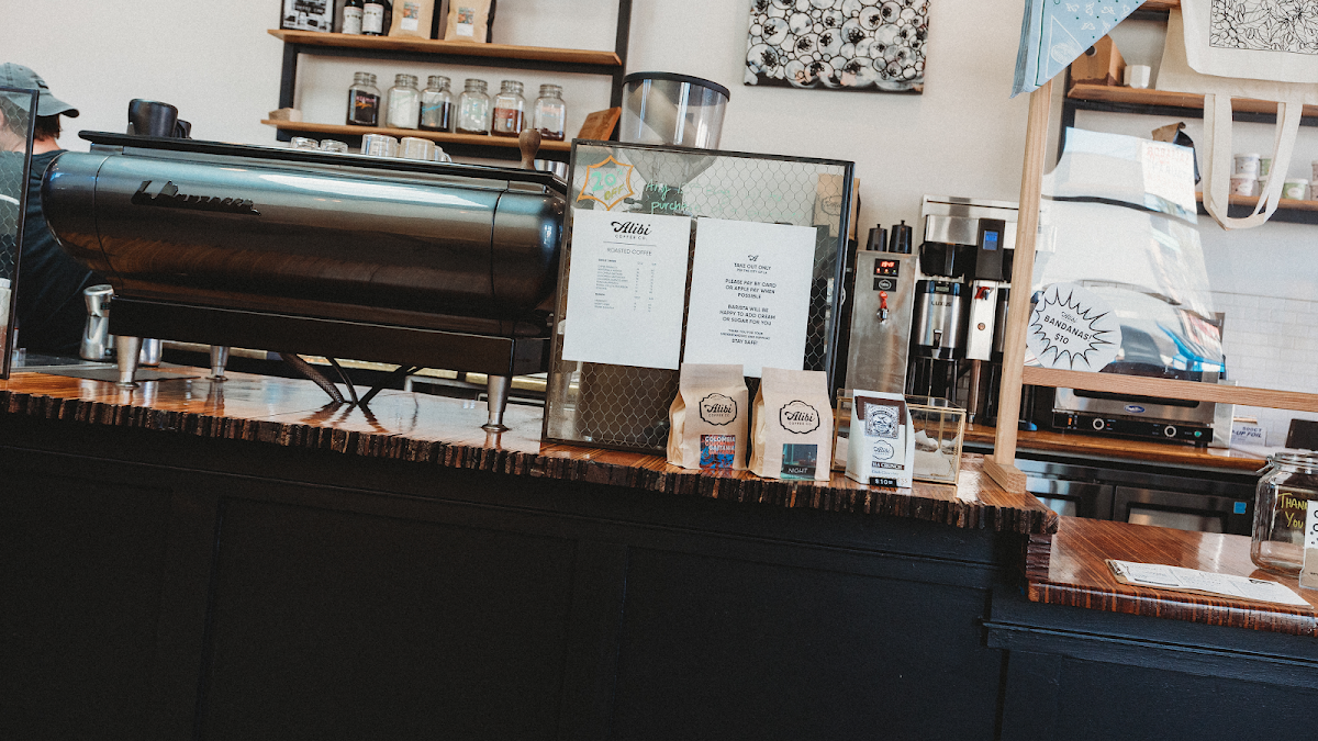Alibi Coffee Co. interior