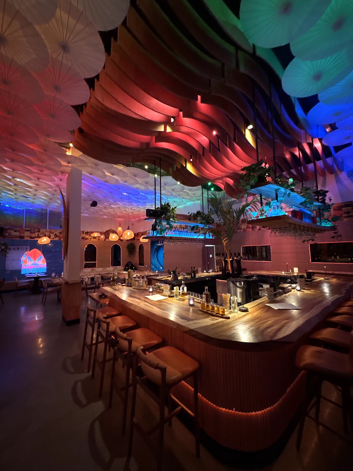 SoCal Vibes Co. Surf Club interior
