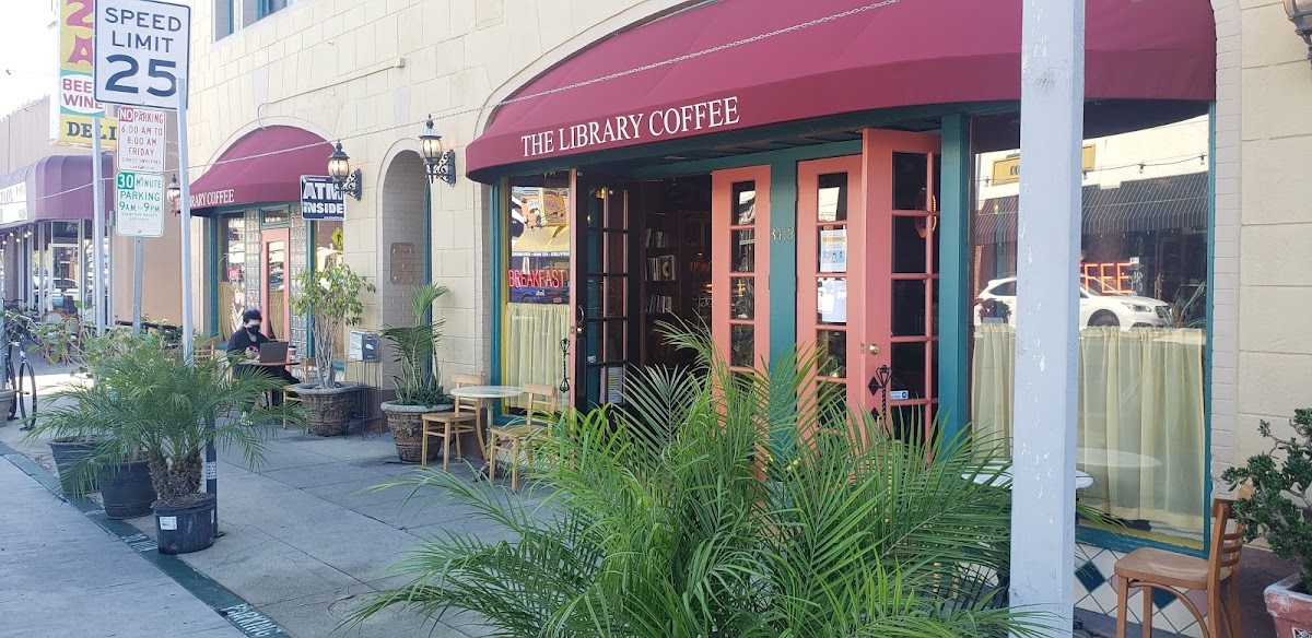 The Library Coffee House interior