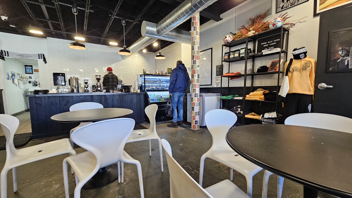 Fawkes Alley Coffee interior