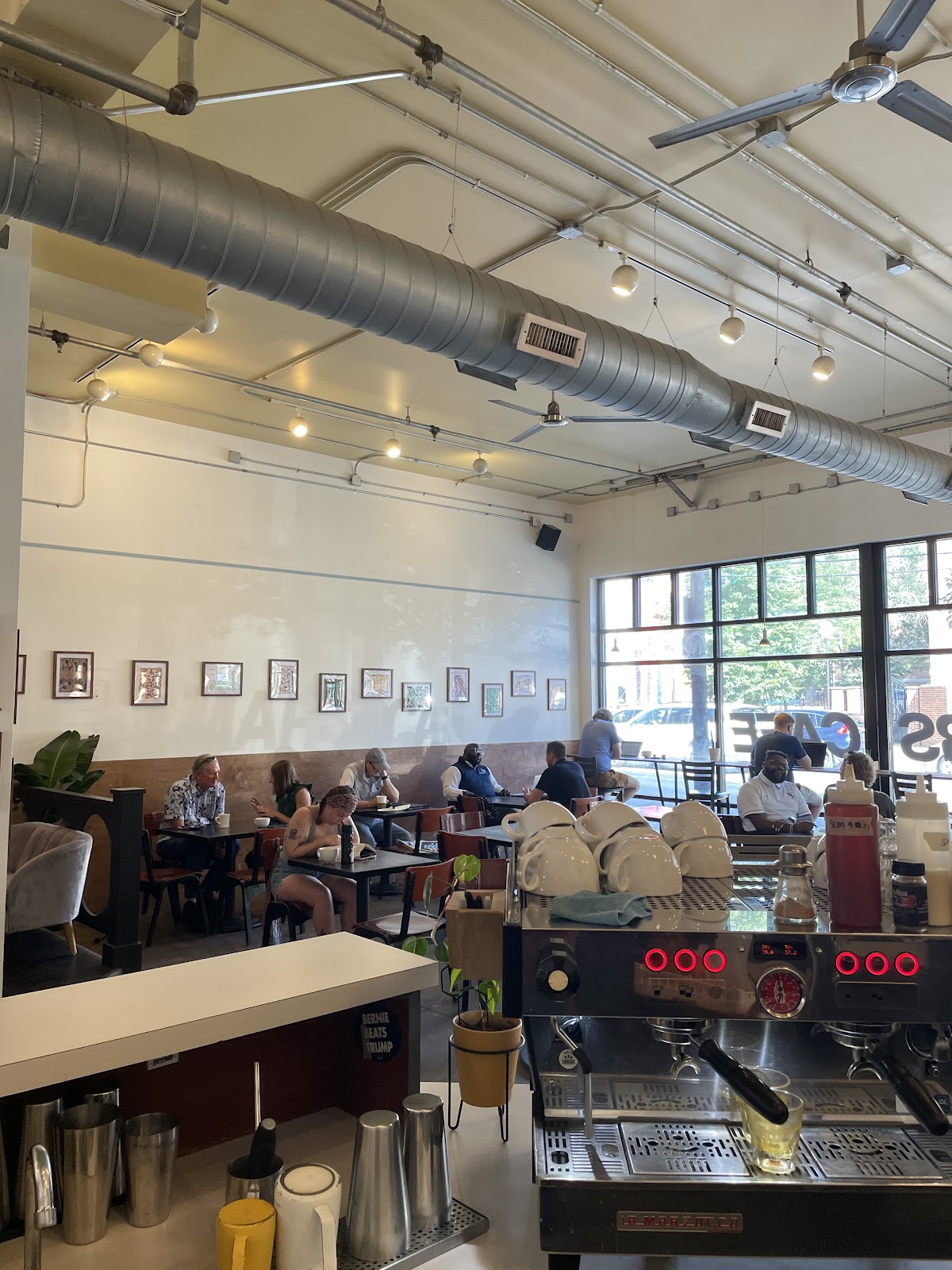 Mars Cafe interior