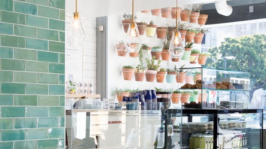Bluestone Lane Santa Monica Coffee Shop interior