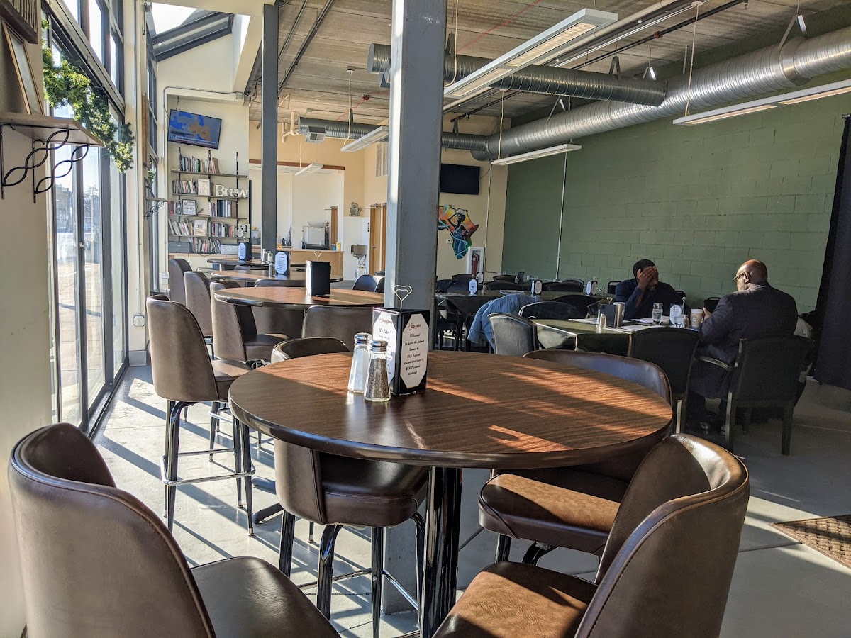 Rise and Grind Cafe interior