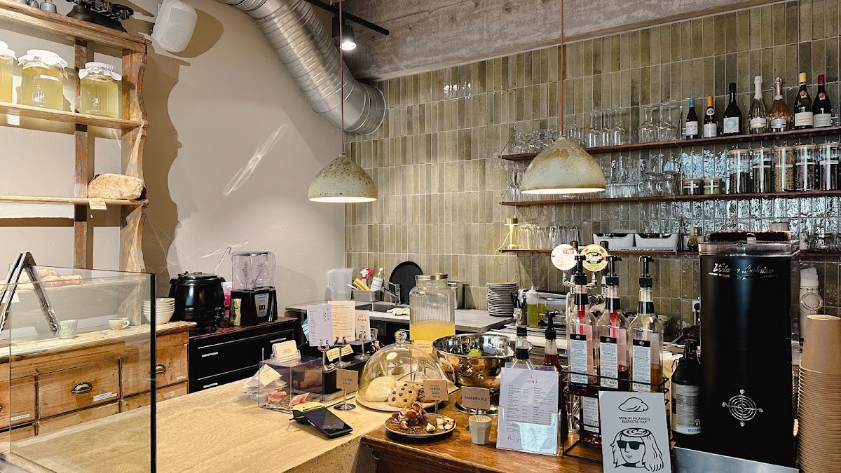Hygge kaffi og bakarí interior