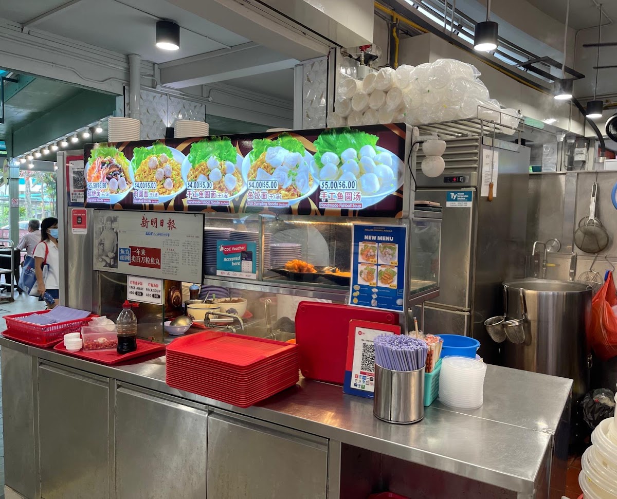 Million Fishball Noodles Bukit Panjang interior