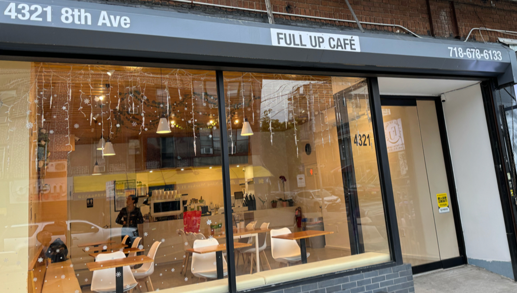 Full up cafe interior
