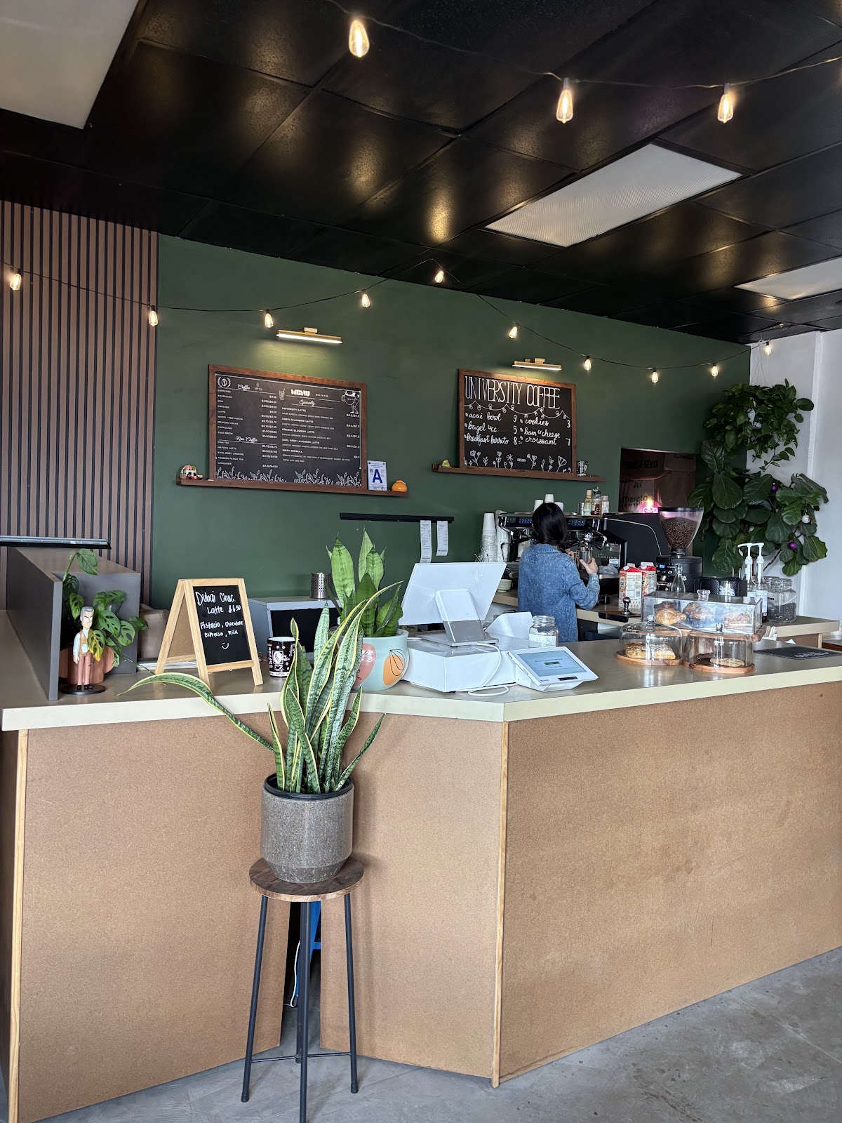 University Coffee Co interior