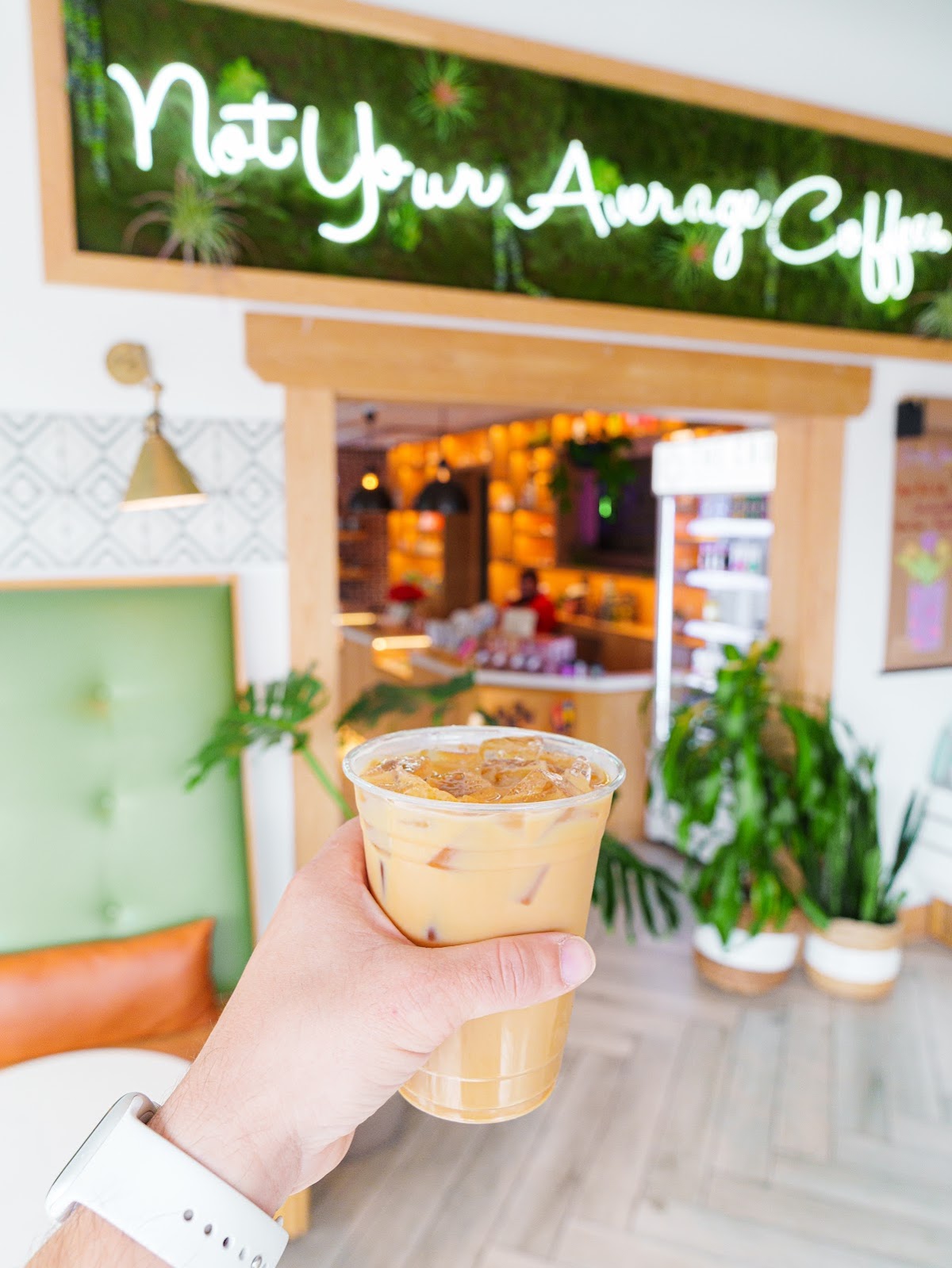 Grinders Coffee Bar interior