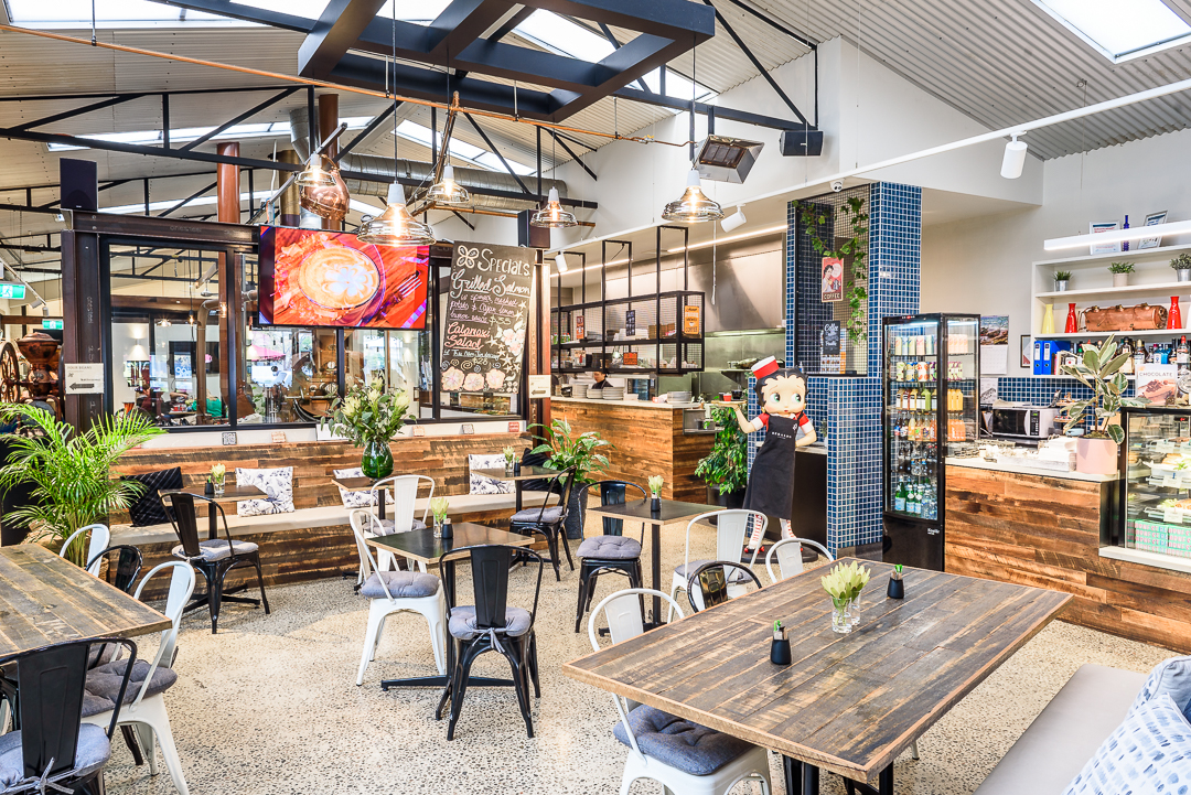 Four Beans Cafe and Roasting House interior