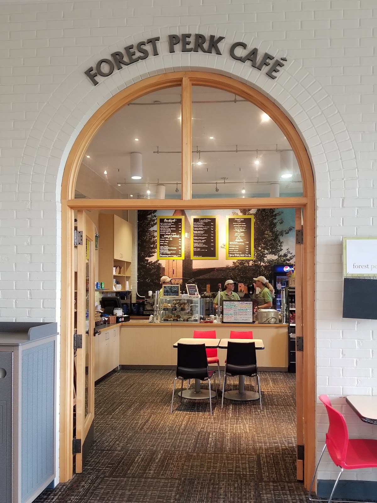 Forest Perk Cafe interior