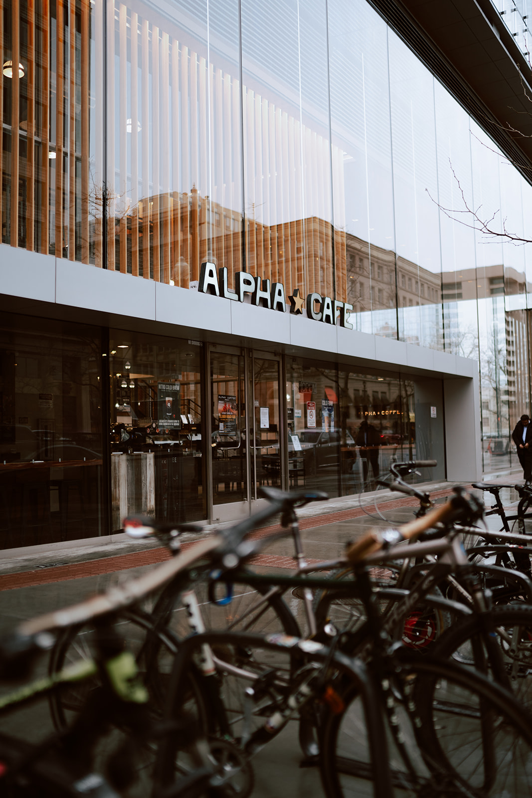Alpha Coffee Cafe interior