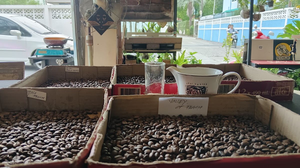 กระท่อมคั่วกาแฟหุบเขา interior