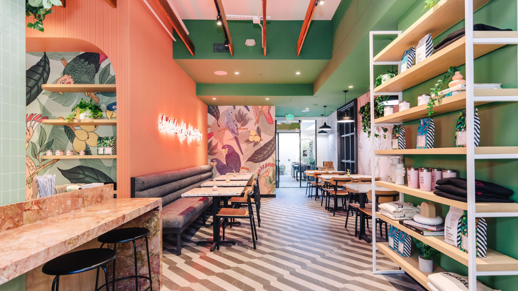 Parakeet Cafe - Brentwood interior