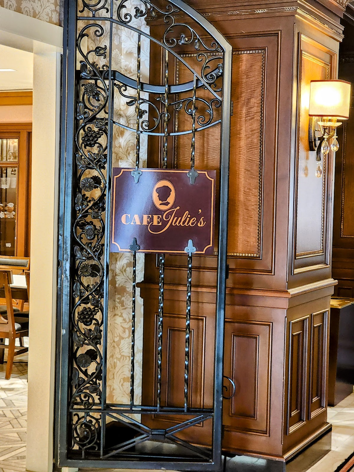 Cafe Julie's interior