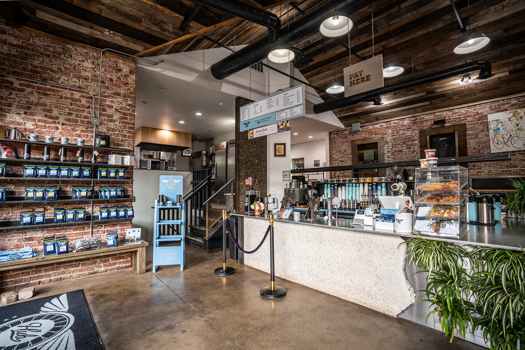 Hub Coffee Roasters interior