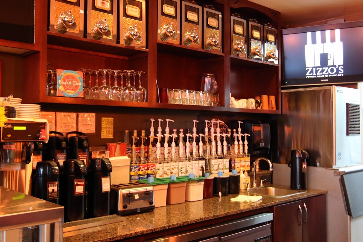 Zizzo's Coffeehouse interior