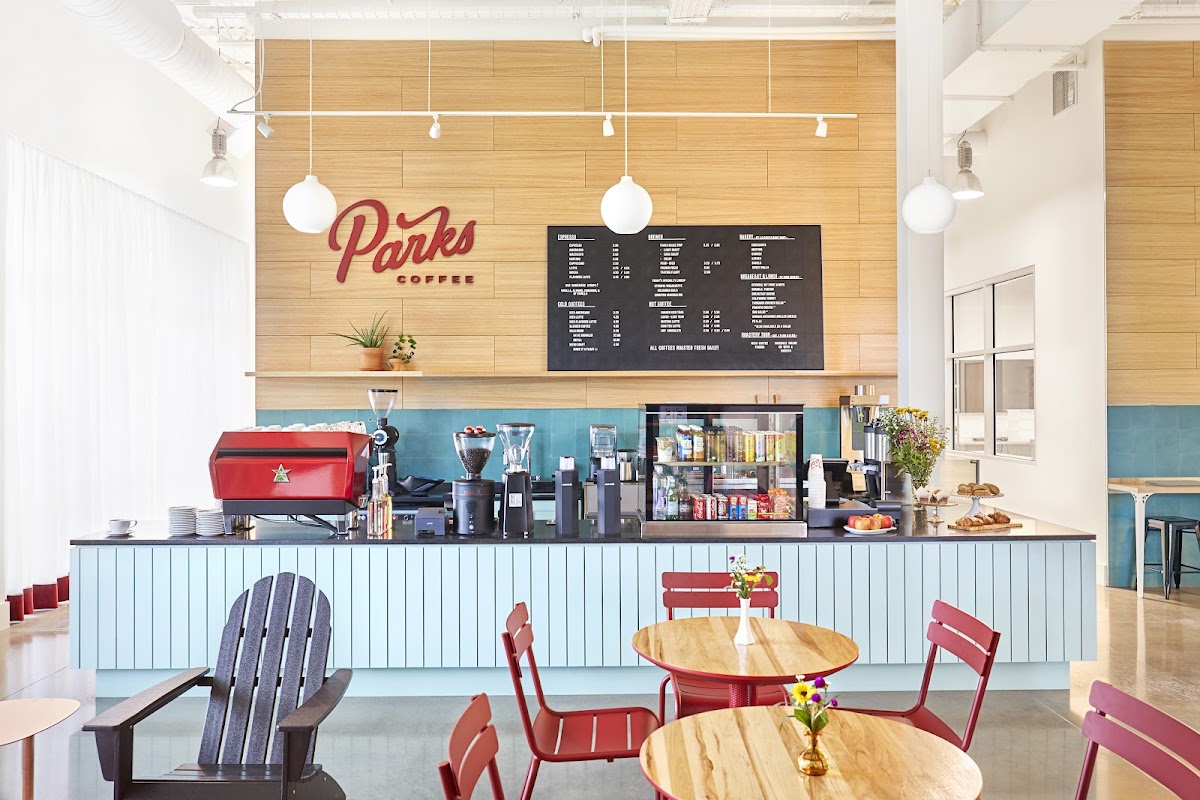 Parks Coffee Roastery & Cafe interior