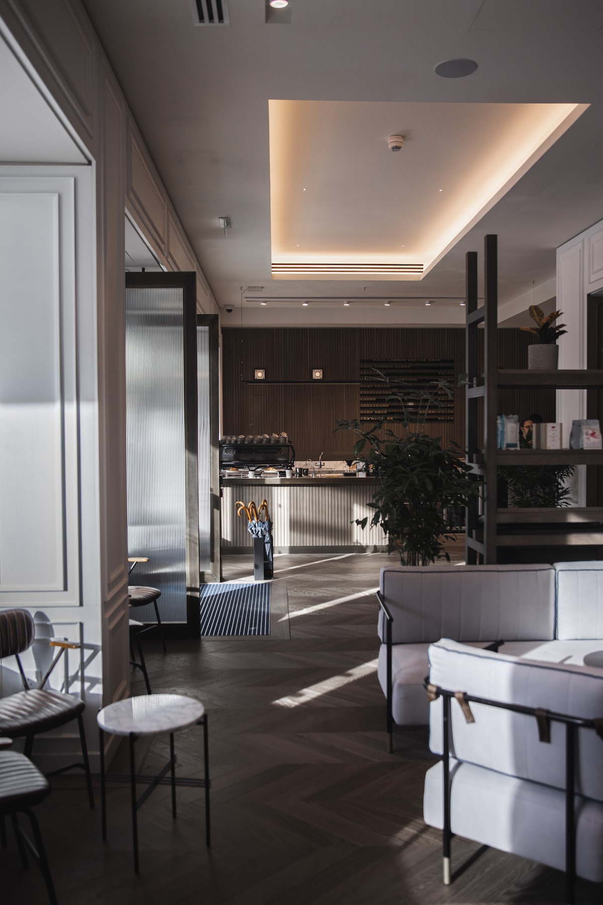 Page Common Coffee House interior