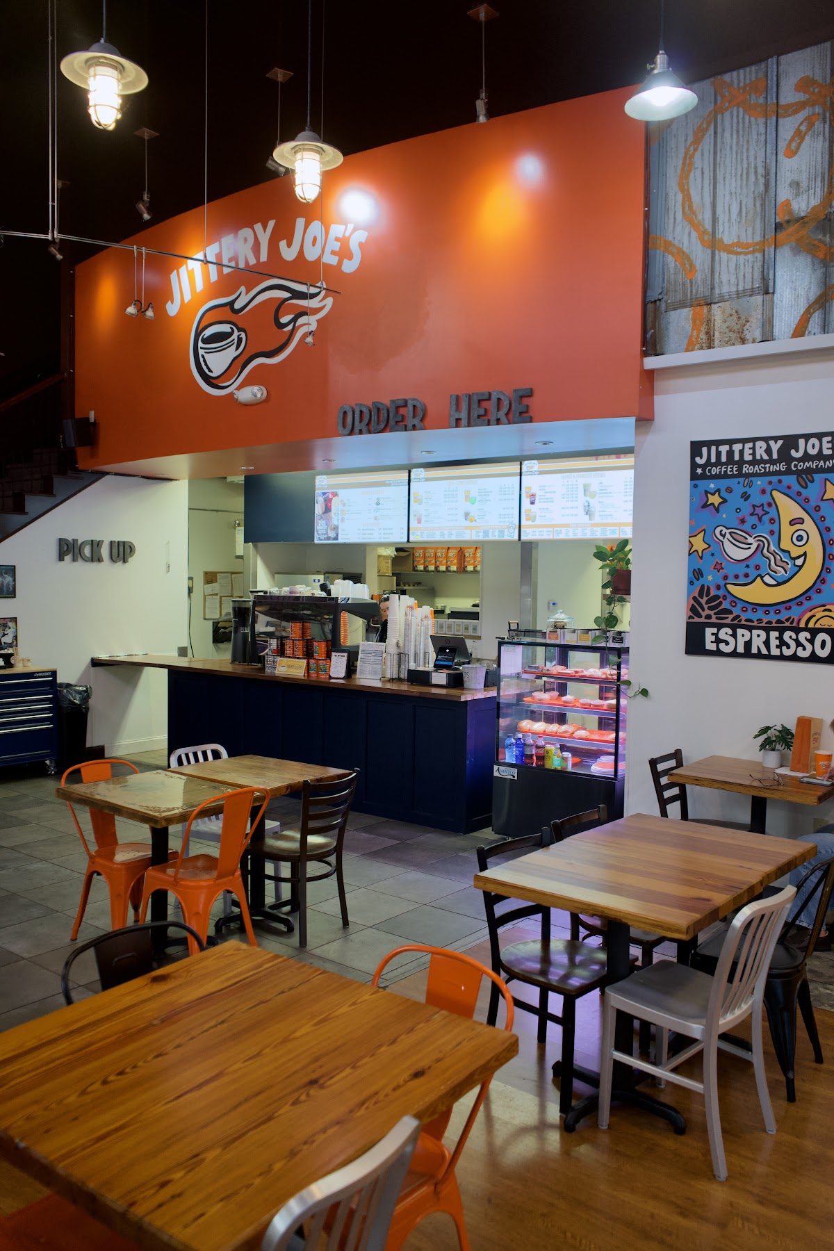 Jittery Joe's Coffee interior