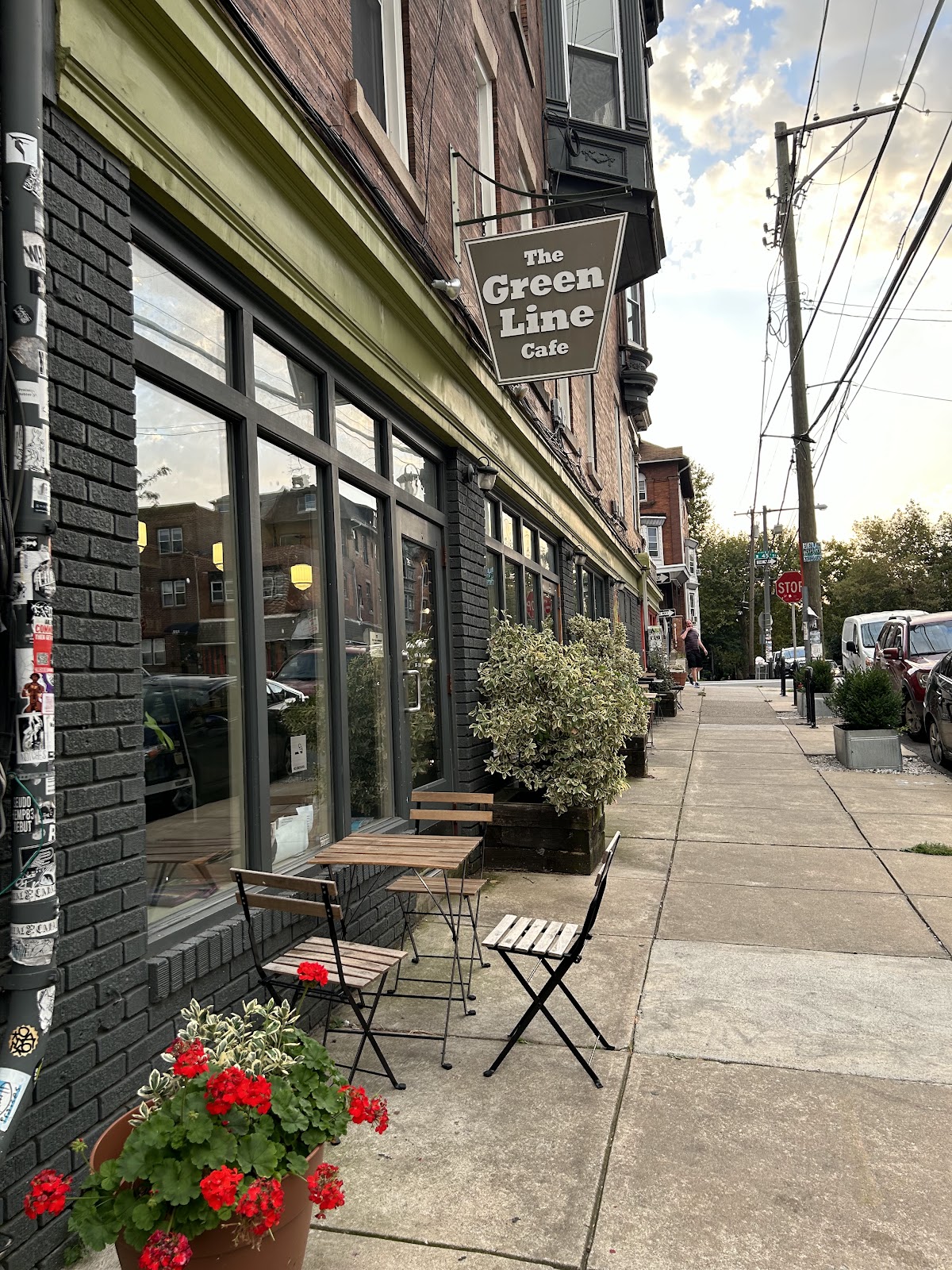 The Green Line Cafe interior