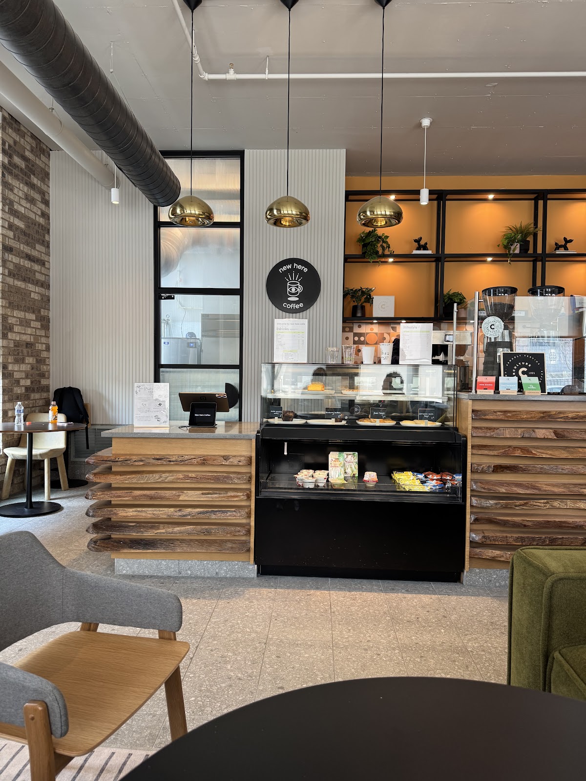 New Here Coffee interior