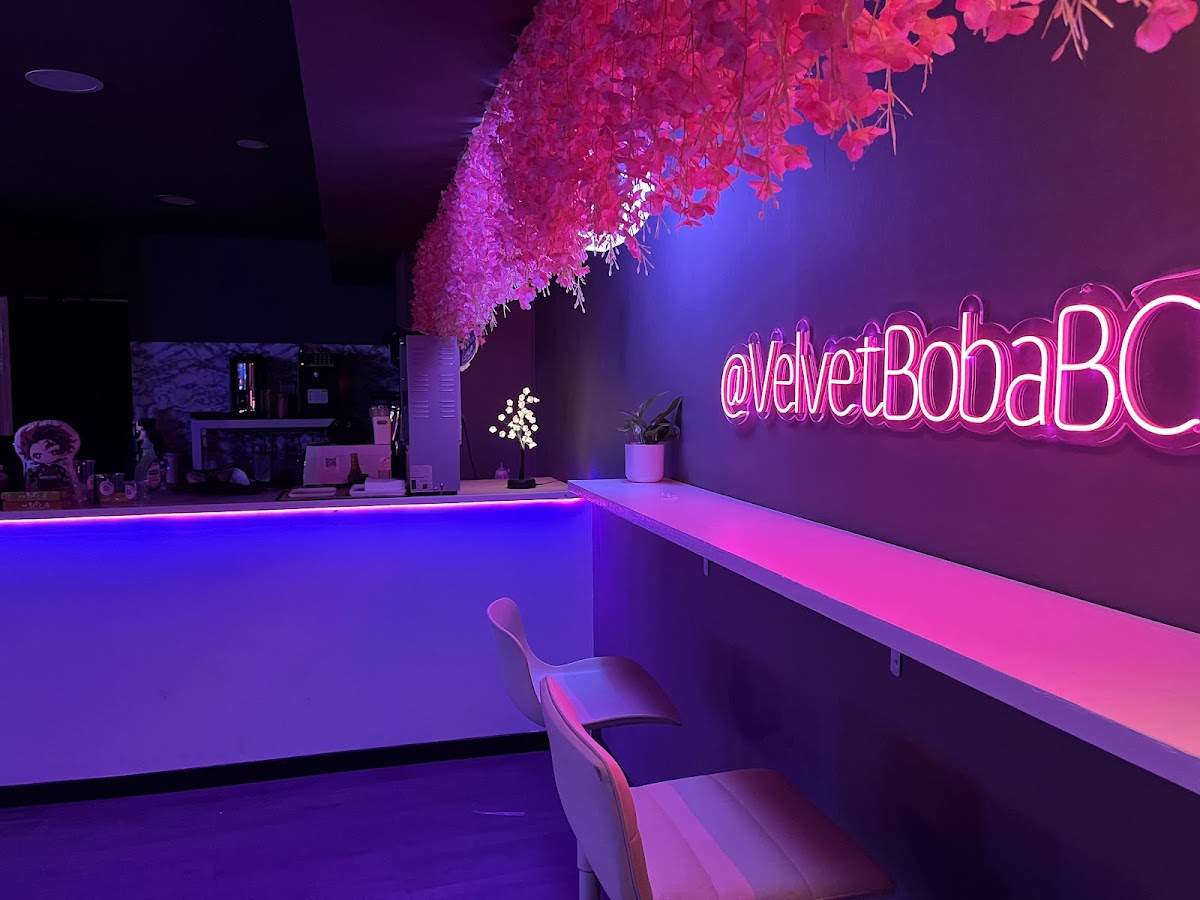 Velvet Boba interior