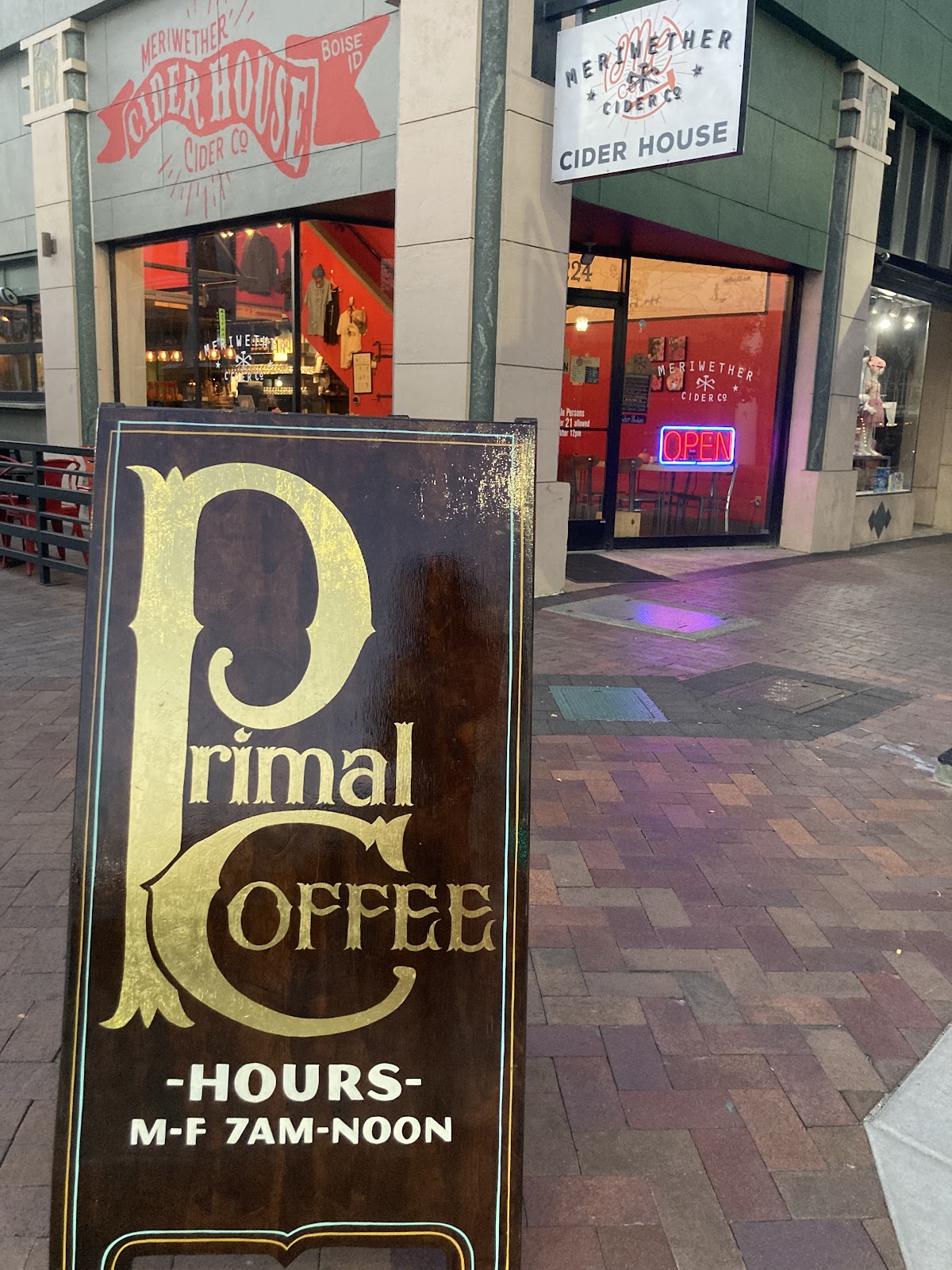 Primal Coffee Downtown interior