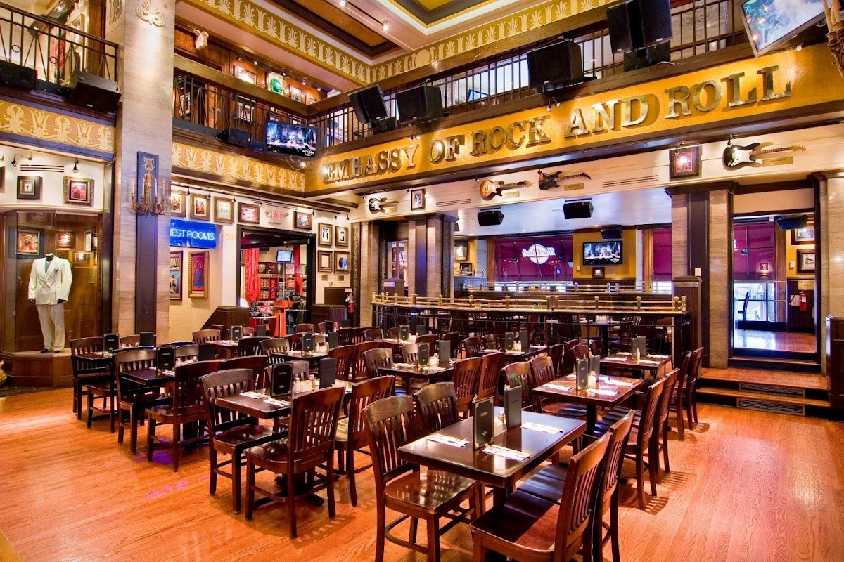 Hard Rock Cafe interior