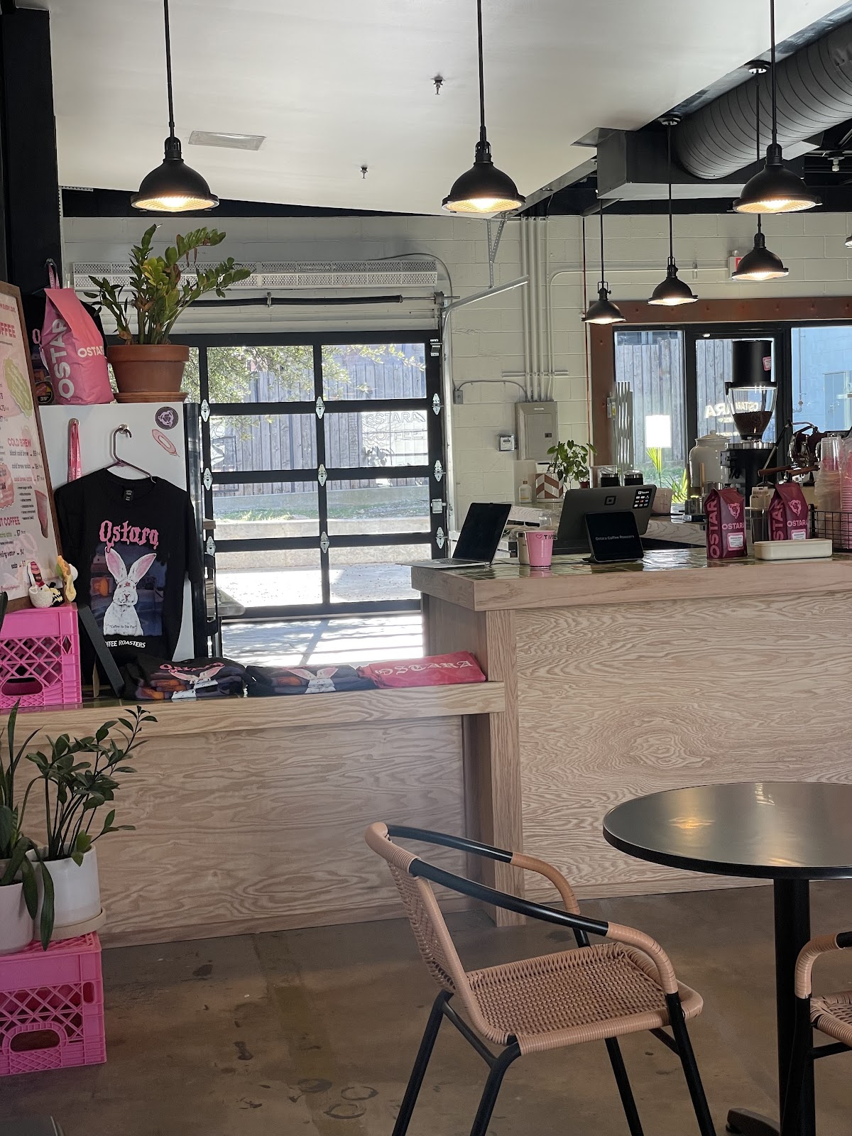 Ostara Coffee Roasters interior