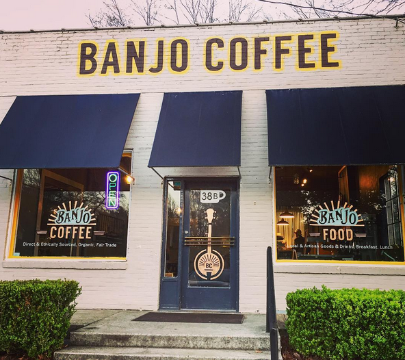 Banjo Coffee interior