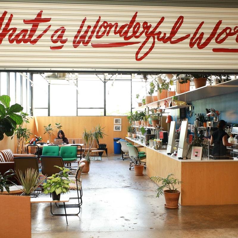 Wonderful World Coffee and Tea interior