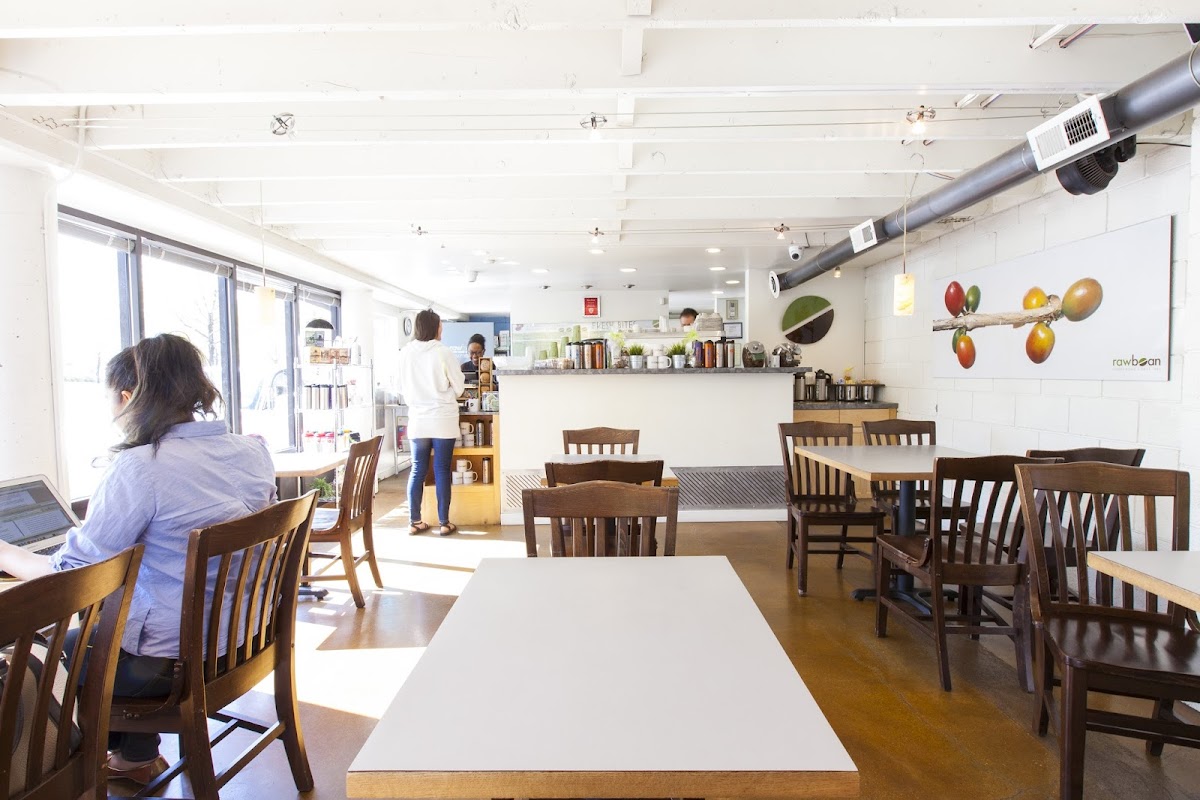 Rawbean Coffee interior