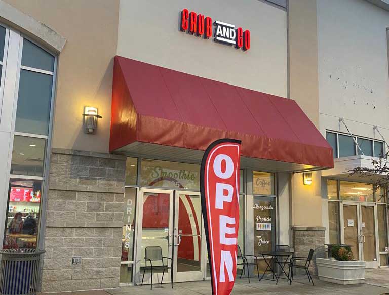 Grub and Go Smoothie and Bubble Tea interior