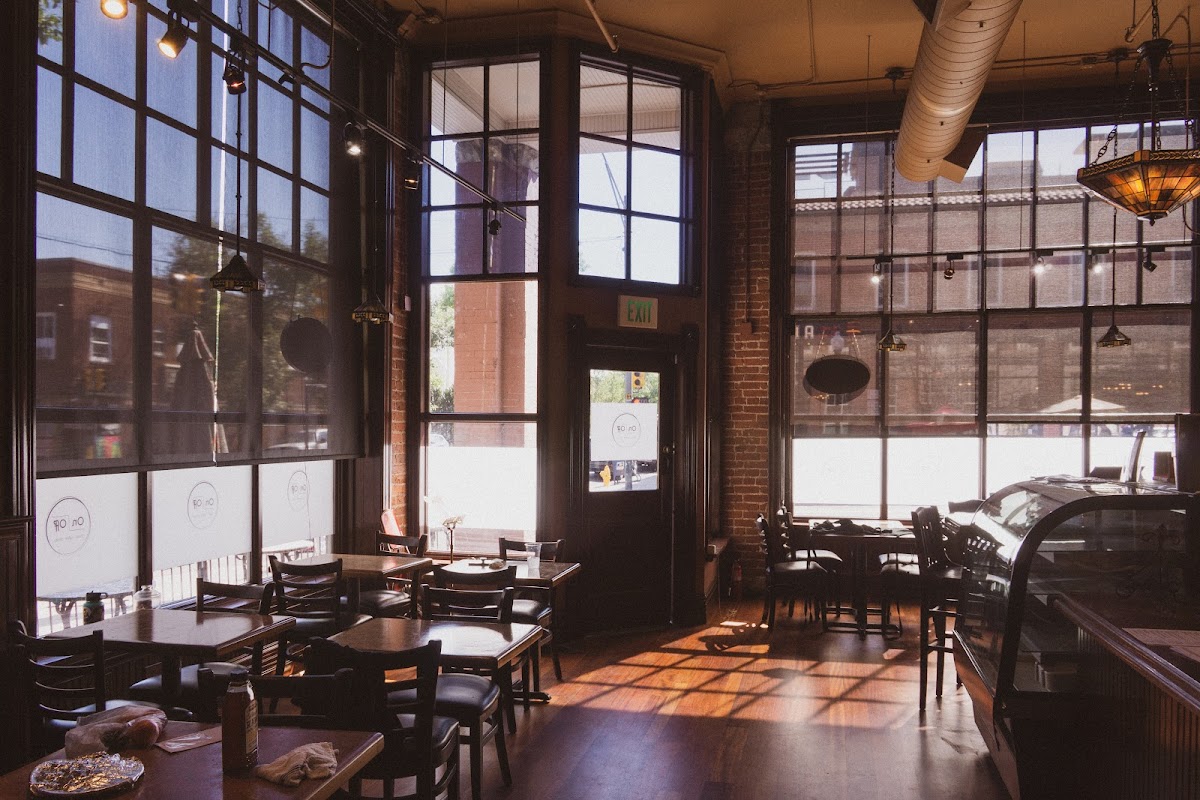 On and Off Cafe interior