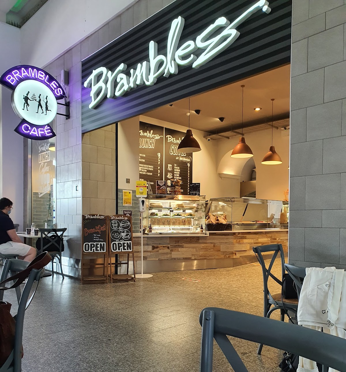 Brambles Cafe interior