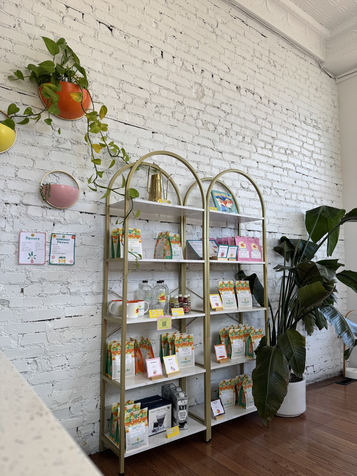 Orange Sky Coffee Roasters interior