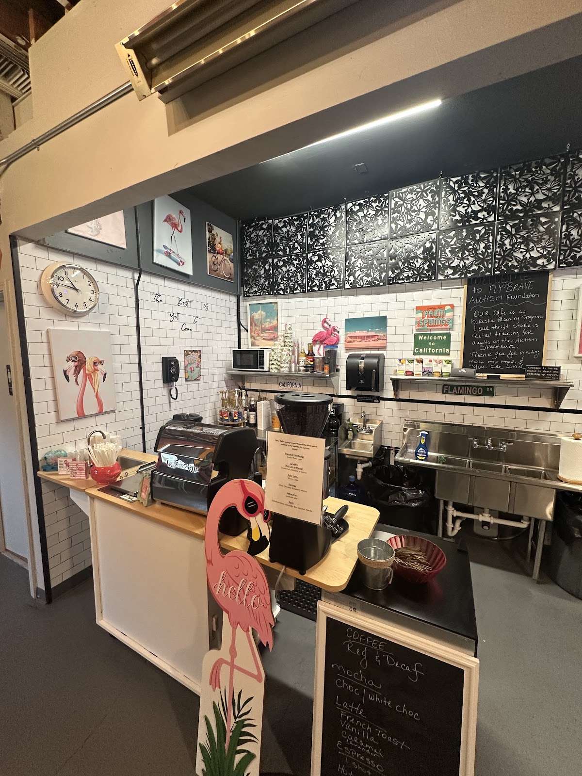 The Pink Flamingo interior