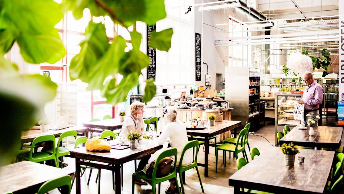 Garden Kafé Sickla interior