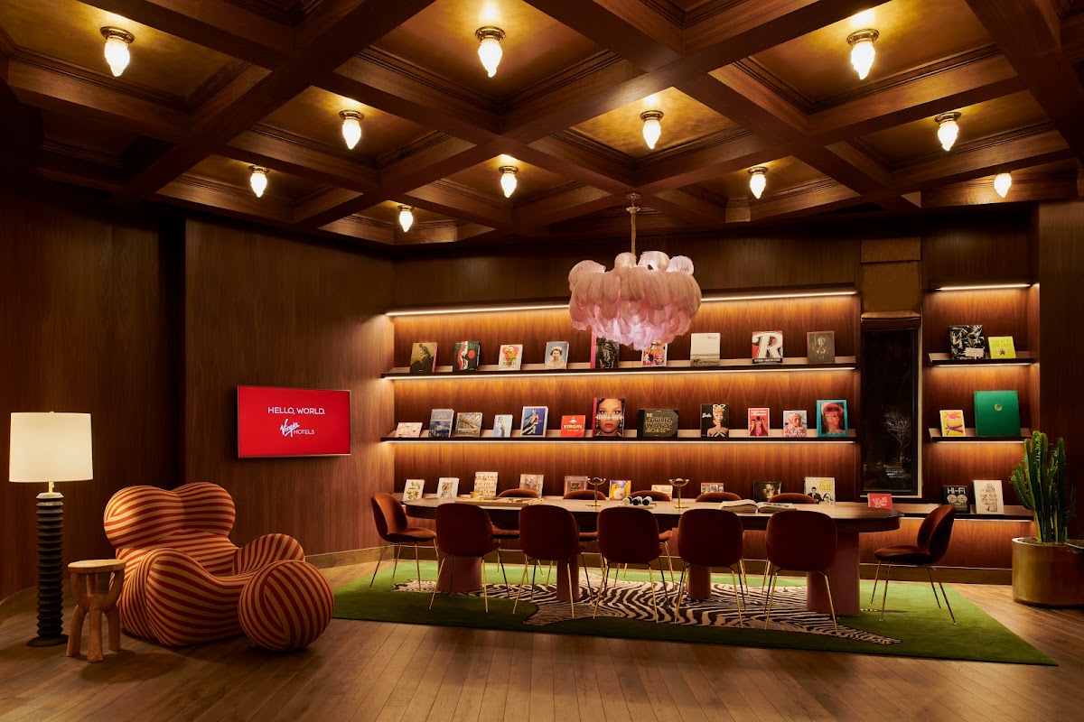 Funny Library Coffee Shop interior