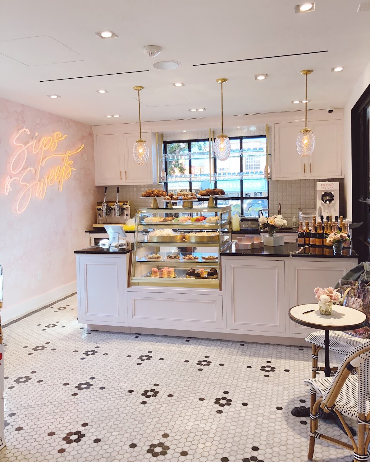 Sips and Sweets interior
