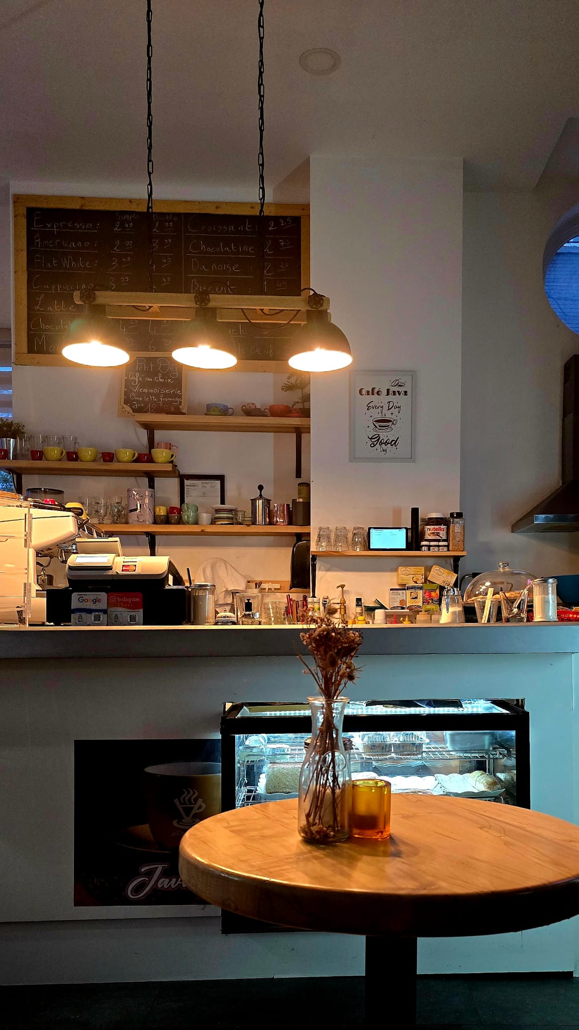 Java Cafe interior