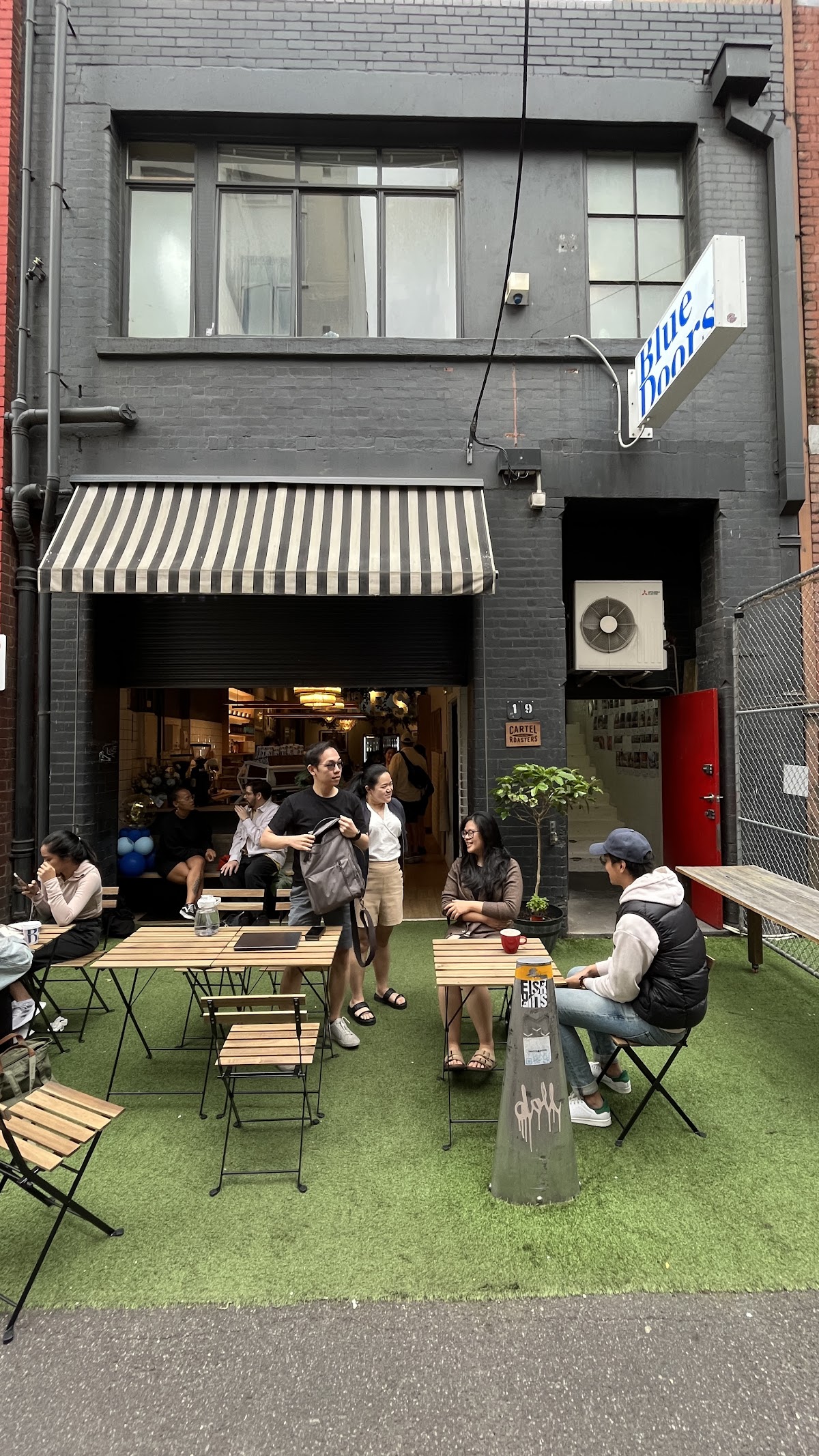 Blue Doors Coffee Melbourne interior