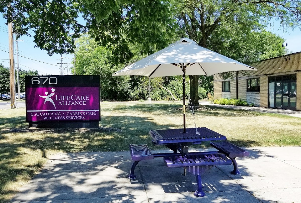 LifeCare Alliance's Carrie's Cafe interior