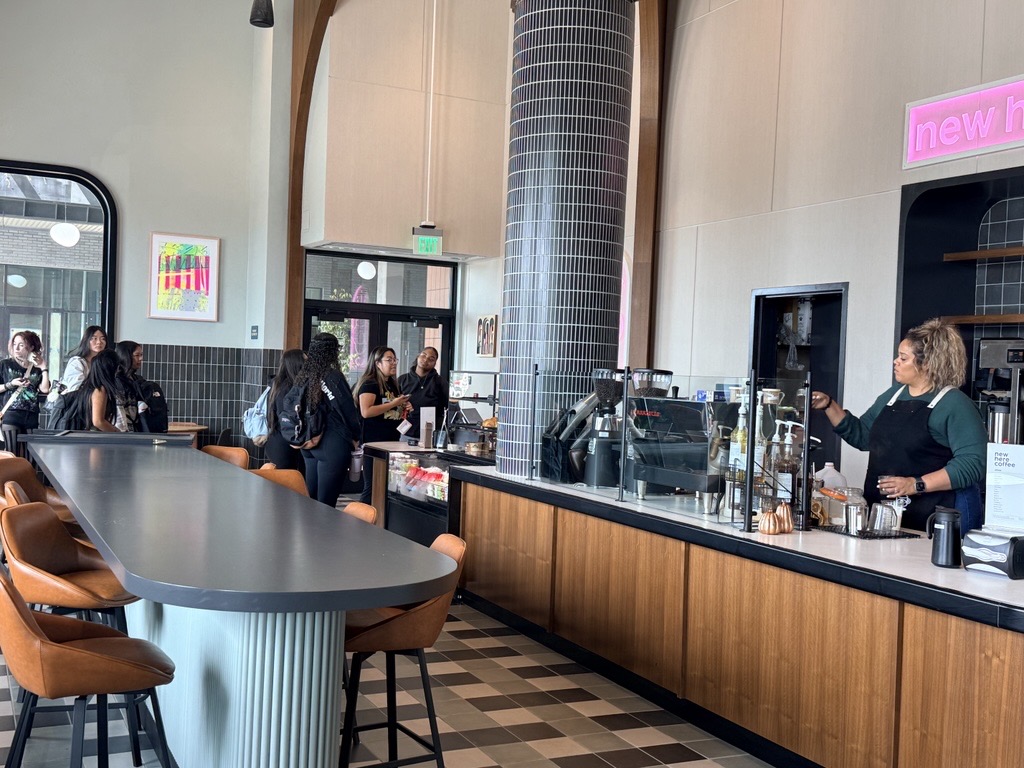 New Here Coffee interior