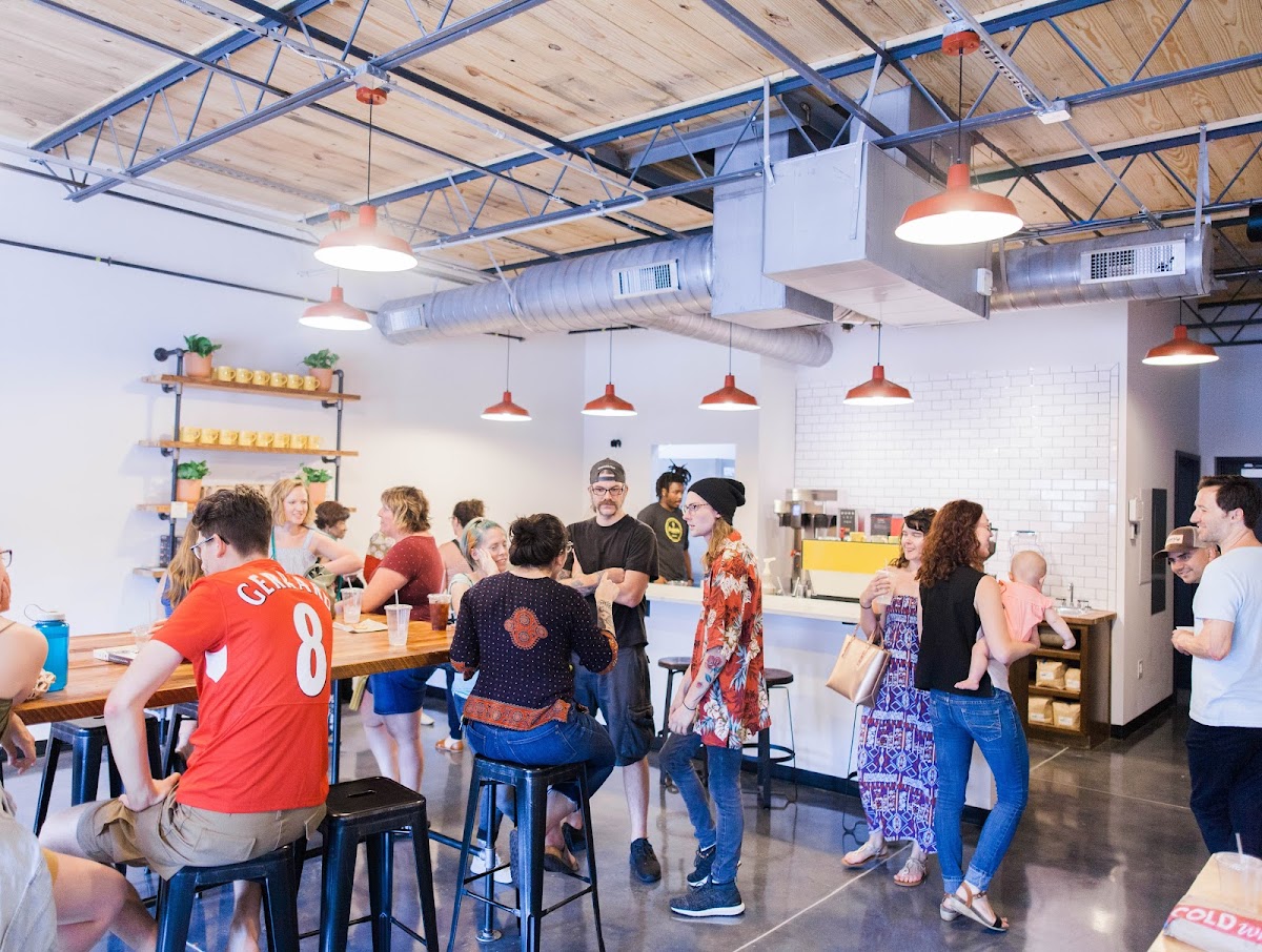 Enderly Coffee Co. Cafe & Coffee Roaster interior