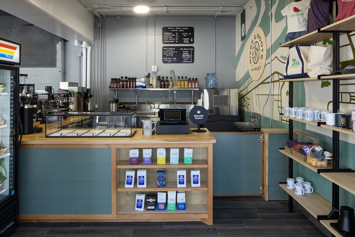 River & Roots Market interior