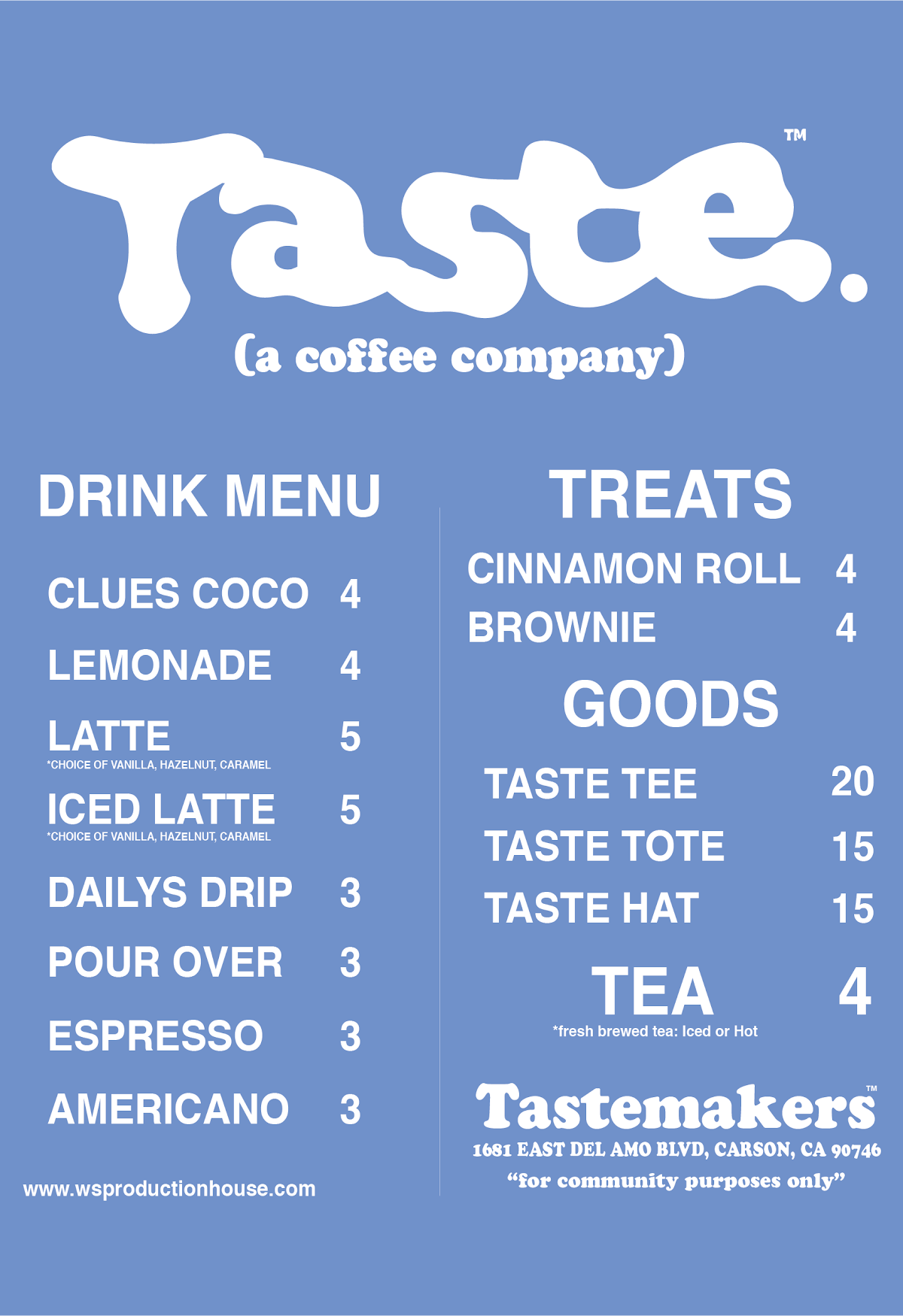 Tastemakers Coffee Co. interior