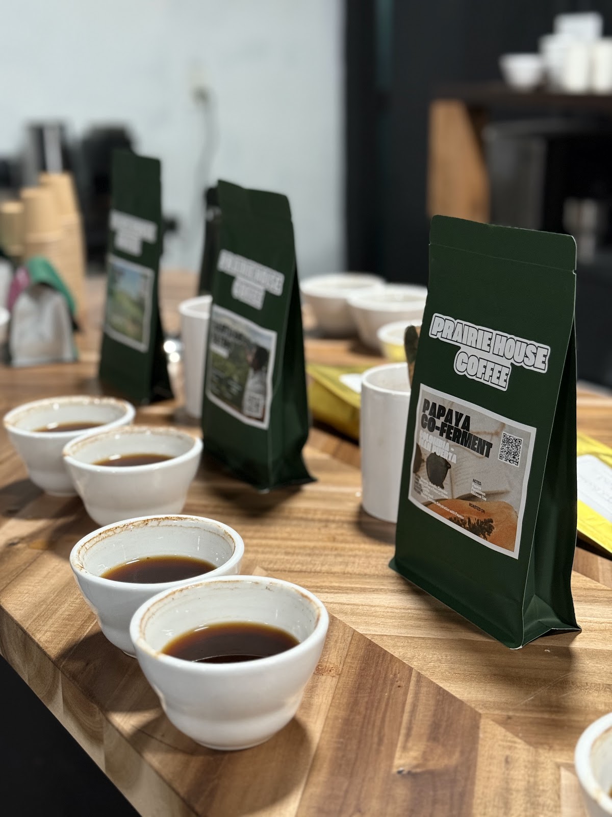 Prairie House Coffee Roasting interior