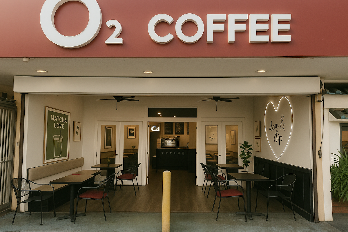 O2 Coffee interior