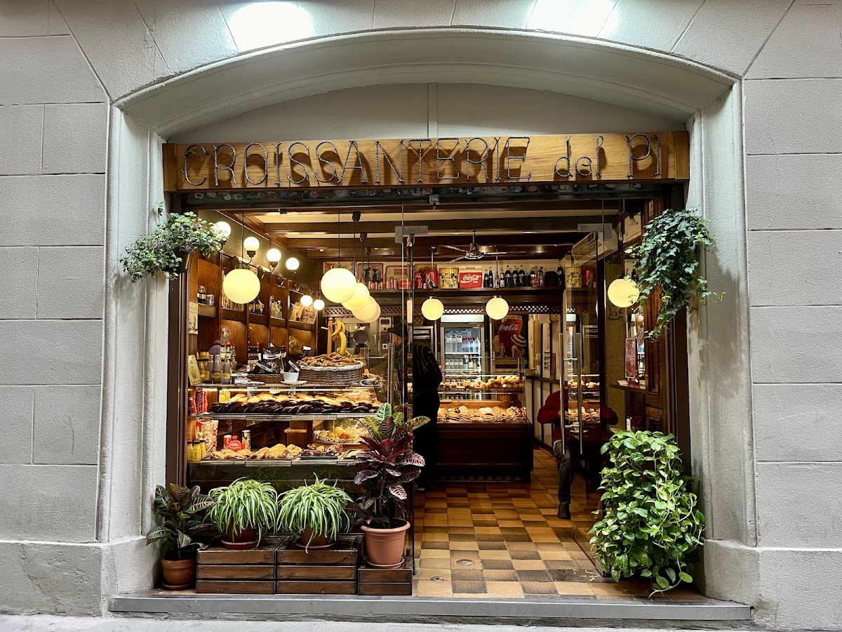 Croissanterie del Pi interior